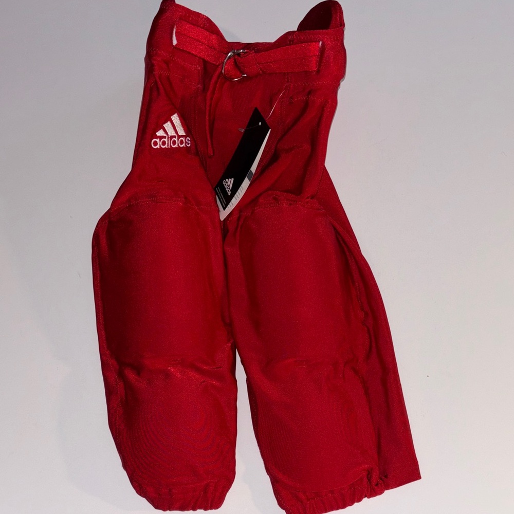 Adidas INTEGRATED PAD PANT ADULT SMALL POWER RED FOOTBALL PADDED PANT SMALL NWT